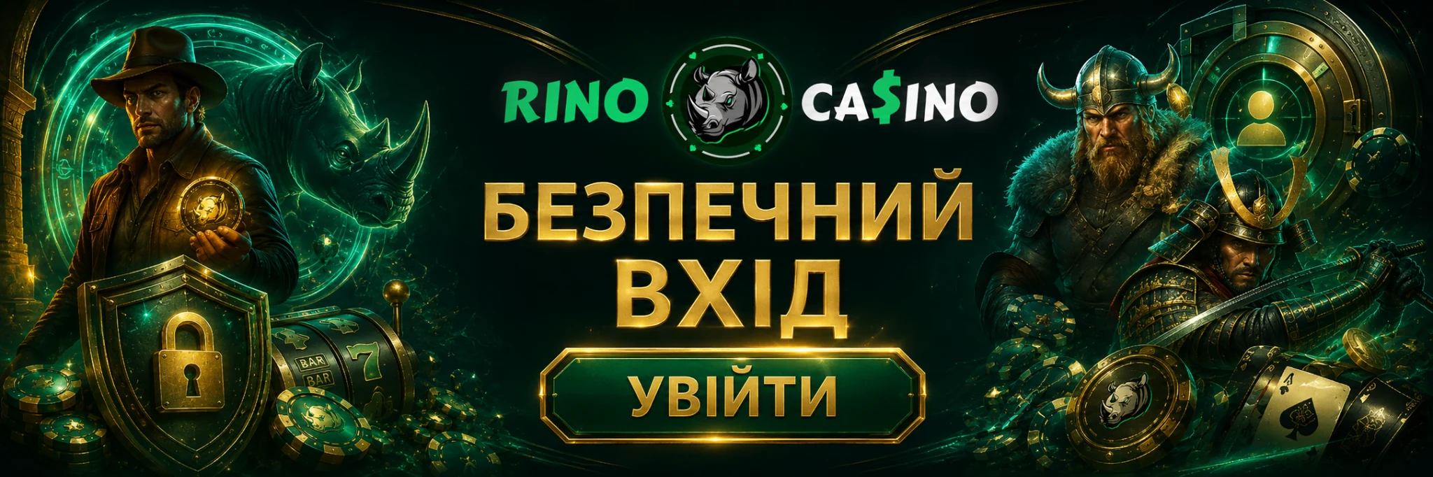 Rino Casino — безпечний вхід до акаунта